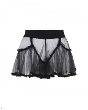 Agent Provocateur Alysia Mini Skirt Women's Dresses Black | TCVFLMY-86