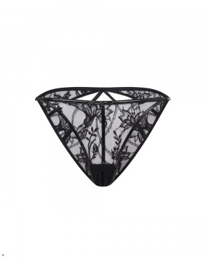 Agent Provocateur Alyss Women's Ouvert Black | KUQLAOG-46