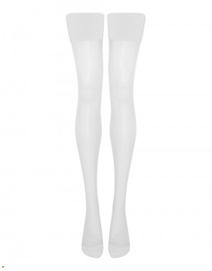 Agent Provocateur Amber Women's Stockings White | XJGUSDR-04