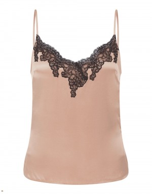 Agent Provocateur Amelea Camisole Women's Pyjamas Pink | IUJOVLN-04