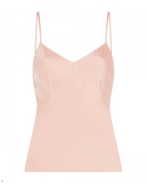 Agent Provocateur Arlette Camisole Women's Pyjamas Pink | WDNGIRF-24