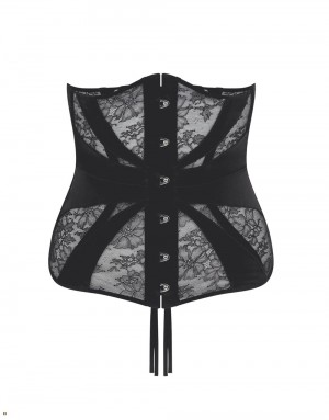 Agent Provocateur Camilla Waspie Women's Corset Black | VGMLZXK-07