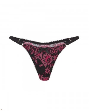 Agent Provocateur Carline Women's Thong Pink | WUYGDLT-25