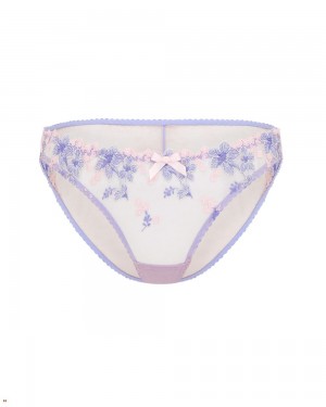 Agent Provocateur Cyrene Women's Brief Blue Pink | RMXQJLI-08