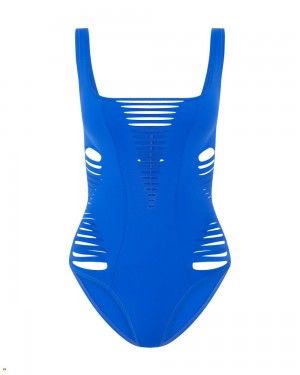 Agent Provocateur Dakotta Women's Swimsuits Blue | AUWPVCZ-28