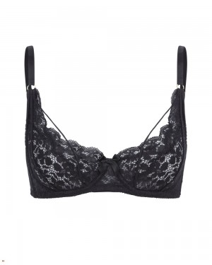 Agent Provocateur Dedee Balconette Underwired Women's Bras Black | NHBIMSD-97