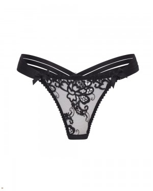 Agent Provocateur Dioni Women's Thong Black | CKMHNOA-32