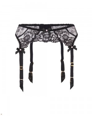 Agent Provocateur Edwina Women's Suspenders Black | KDVUWET-07