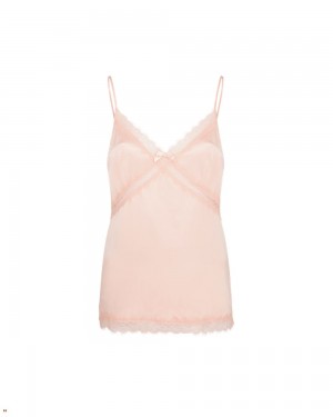 Agent Provocateur Gisele Camisole Women's Pyjamas Pink | BJLUTAO-87