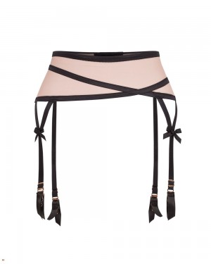 Agent Provocateur Joan Women's Suspenders Pink | DPWNUCO-70