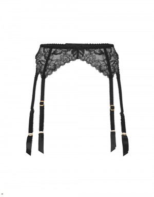 Agent Provocateur Leni Women's Suspenders Black | PCSVOBA-31