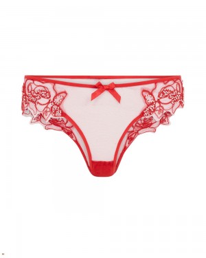 Agent Provocateur Lindie Women's Brief Red | FUYSRCB-72