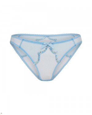 Agent Provocateur Lorna Party Women's Brief Blue | VCGYEWX-42