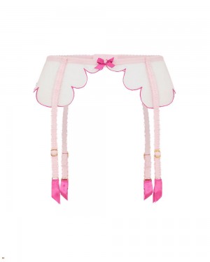 Agent Provocateur Lorna Women's Suspenders Pink | BEUOPSH-81