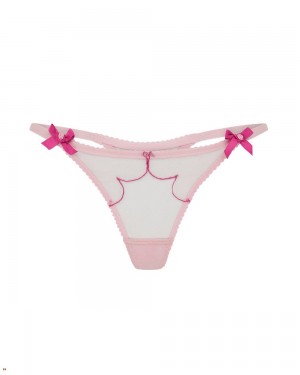 Agent Provocateur Lorna Women's Thong Pink | IOEZJDP-49