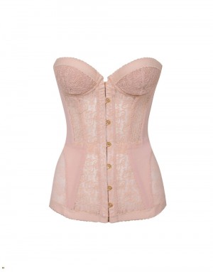 Agent Provocateur Mercy Women's Corset Pink | AFGUXCY-40