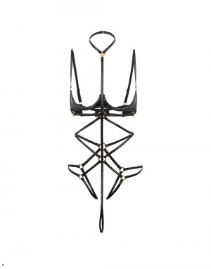 Agent Provocateur Ozella Women's Playsuits Black | UIRDLNQ-36