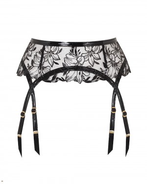 Agent Provocateur Ozella Women's Suspenders Black | YTGMOXE-52