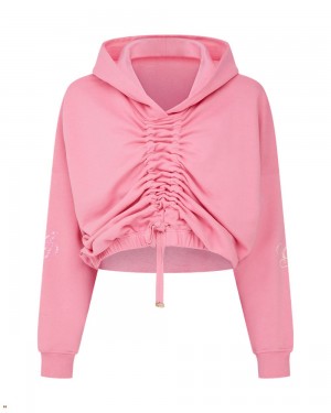 Agent Provocateur Rayley Women's Hoodie Pink | QBDXMEO-78