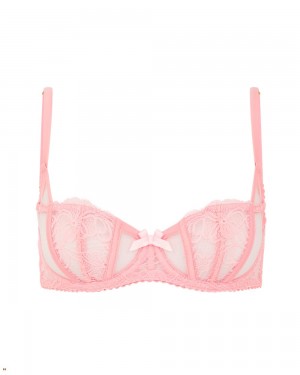 Agent Provocateur Rozlyn Balconette Underwired Women's Bras Pink | OUVXNZD-16