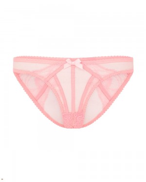 Agent Provocateur Rozlyn Women's Ouvert Pink | UVCEMOL-42