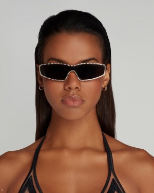 Agent Provocateur Scarlette Women's Sunglasses Black | XQCKVZR-74