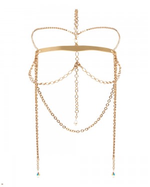 Agent Provocateur Sianna Headpiece Women's Jewellery Gold | FRGUWJI-31