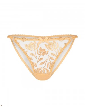 Agent Provocateur Sparkle Women's Brief Gold | WNRXOYF-28