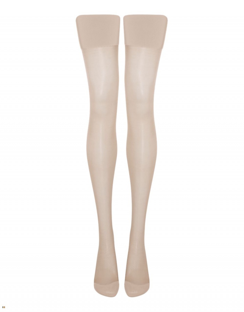 Agent Provocateur Amber Women\'s Stockings Beige | KRIAMSW-07