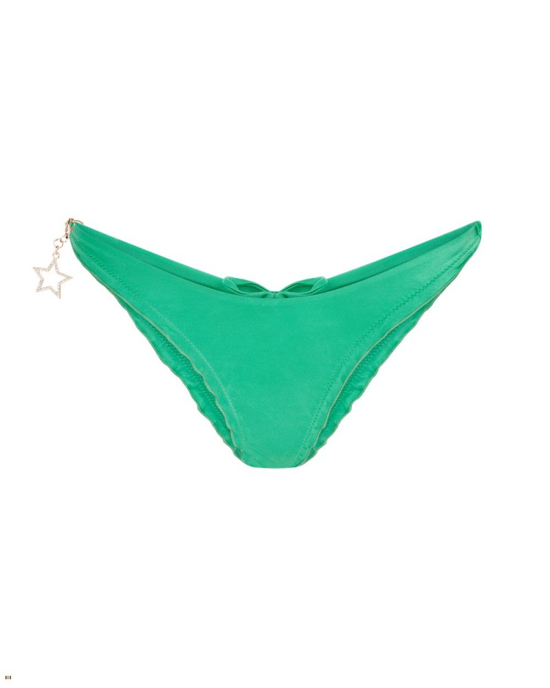 Agent Provocateur Berry 1 Women\'s Bikini Bottom Green | NBVLKXU-89