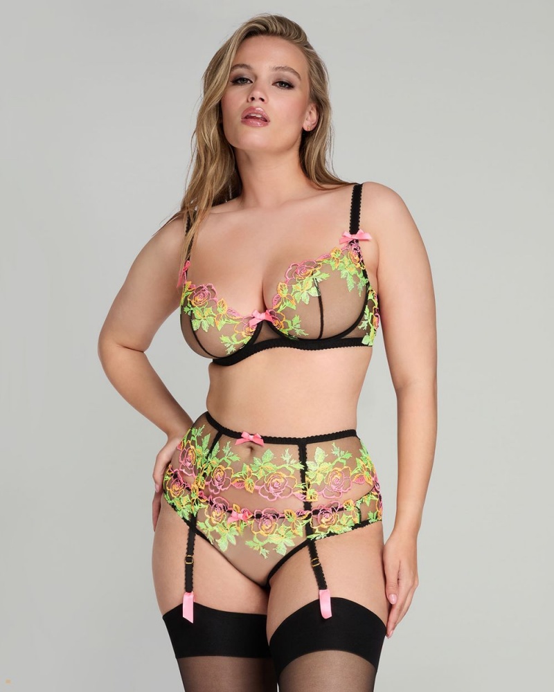 Agent Provocateur Callypso Women's Suspenders Multicolor | JTOZVWU-35