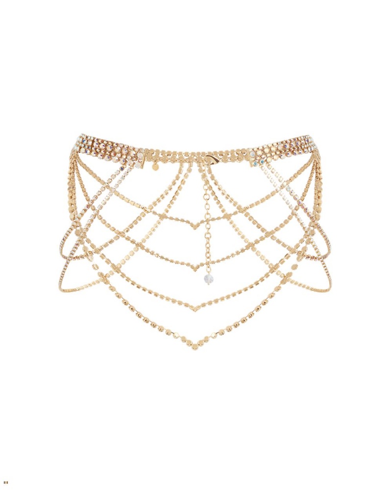 Agent Provocateur Carllina Belt Women\'s Jewellery Gold | EDWOSIK-20