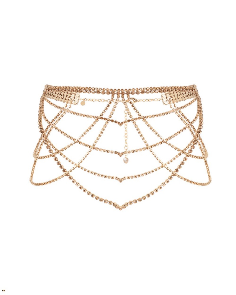 Agent Provocateur Carllina Belt Women\'s Jewellery Gold | AGCQPMX-46