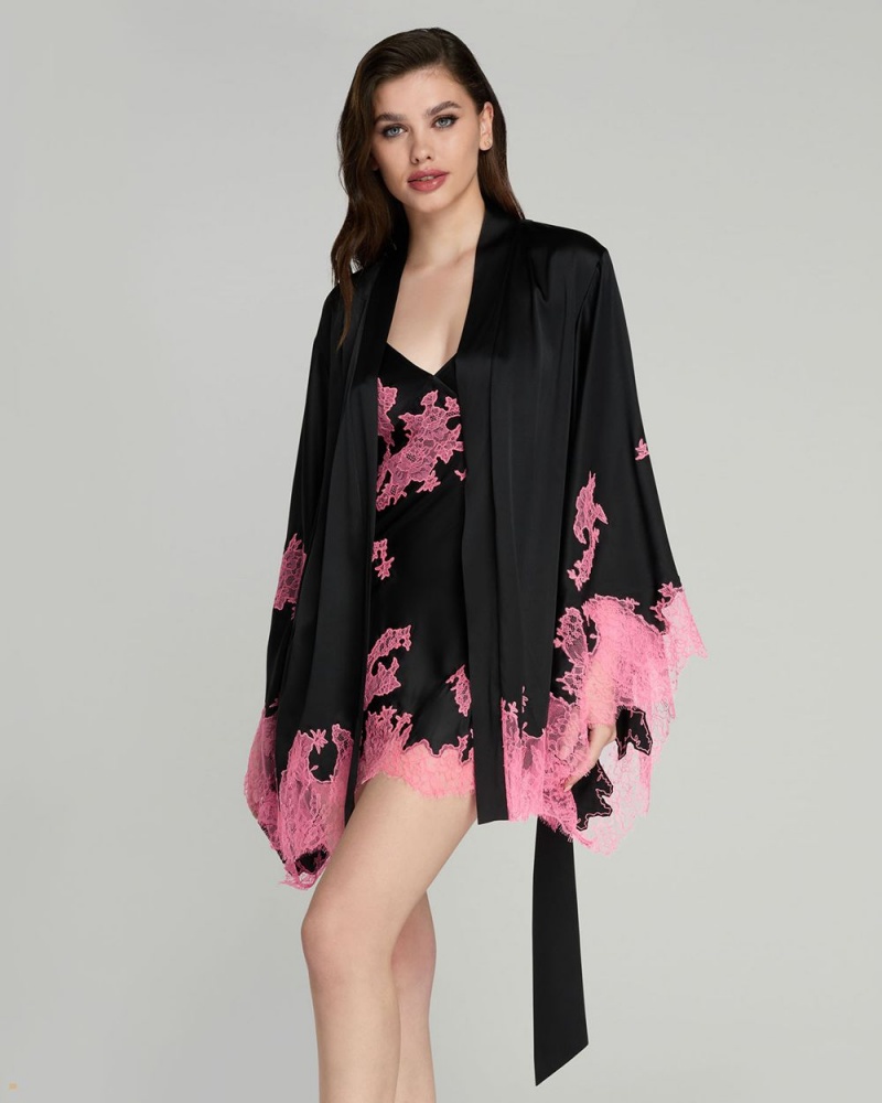 Agent Provocateur Christi Short Kimono Women's Robes Pink | ATUVONR-42