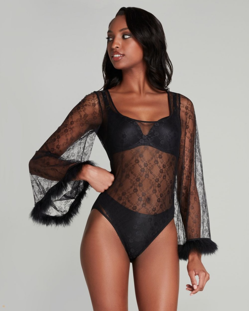 Agent Provocateur Courtnie Body Women's Tops Black | WGBKVDH-19