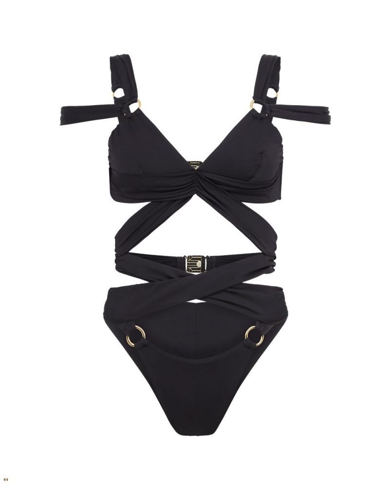 Agent Provocateur Desiray Women\'s Swimsuits Black | DSQLFAB-89