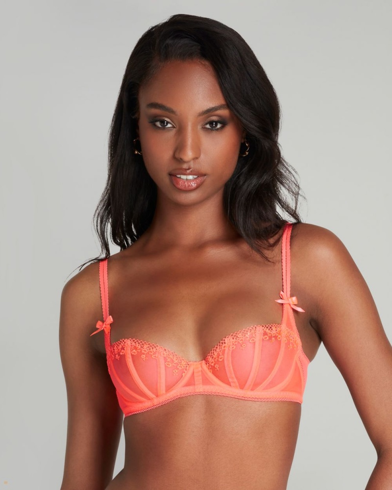 Agent Provocateur Florina Balconette Underwired Women's Bras Orange | MRFTELV-36