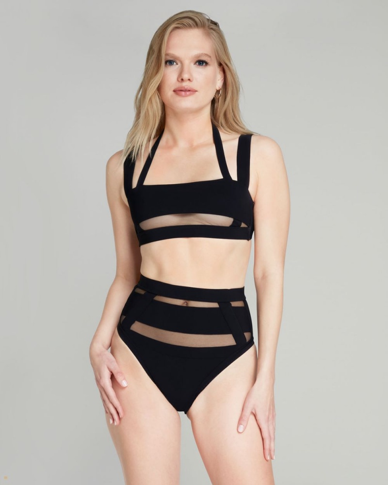 Agent Provocateur Fynlee Women's Bikini Top Black | KTAPJGY-92