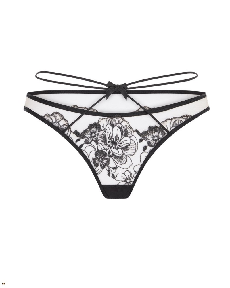 Agent Provocateur Kalia Women\'s Brief Black Beige | NKTLVWF-36