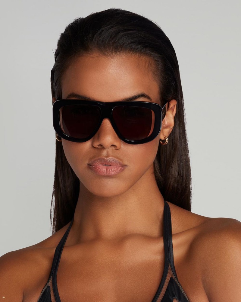 Agent Provocateur Karley Women's Sunglasses Black | LRAYDVJ-28