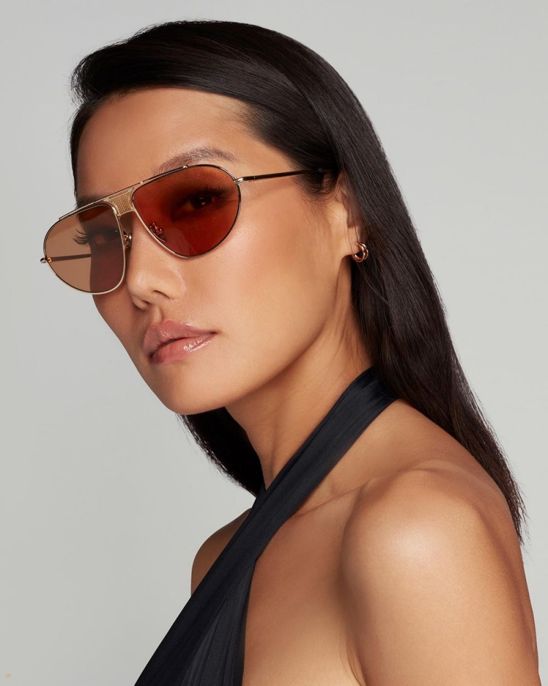 Agent Provocateur Kelie Women's Sunglasses Brown | AUYFGBR-69