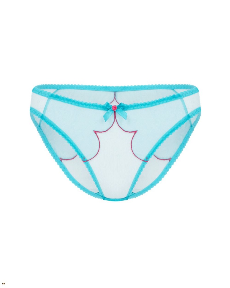 Agent Provocateur Lorna Women\'s Brief Turquoise Pink | WFVZLTH-75