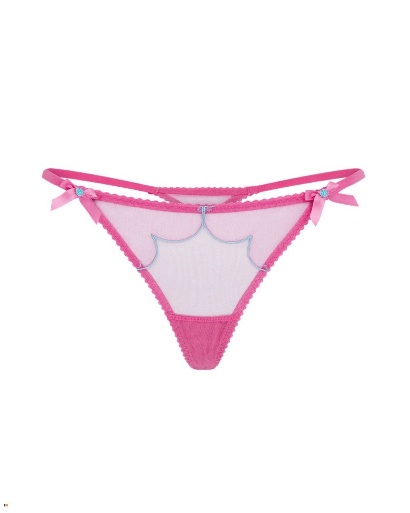 Agent Provocateur Lorna Women\'s Thong Pink | BXPCIDU-46