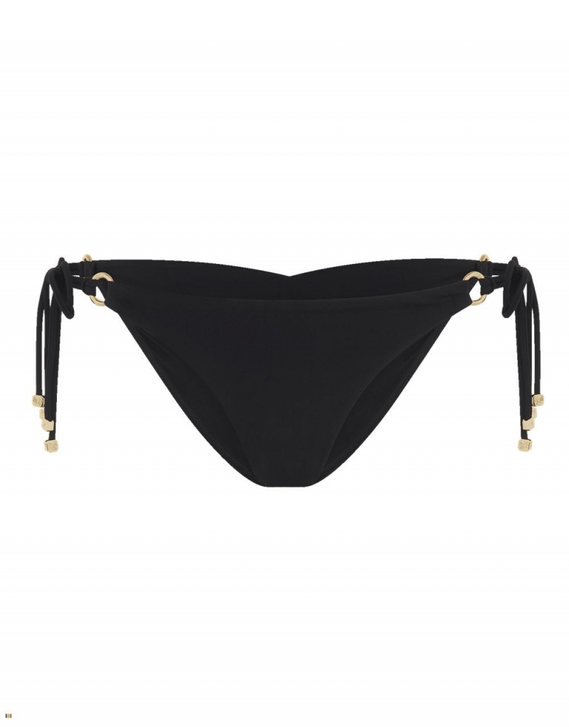 Agent Provocateur Malisa Tieside Women\'s Bikini Bottom Black | VLACOYP-83