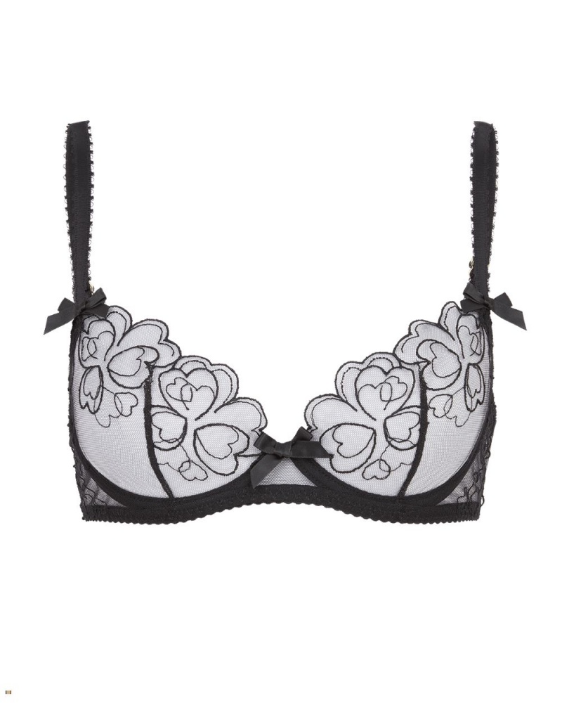 Agent Provocateur Maysie Plunge Underwired Women\'s Bras Black | TXJBFOU-65