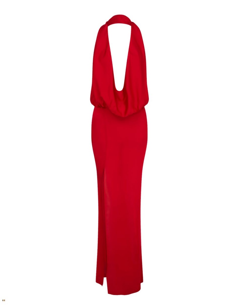 Agent Provocateur Meriah Maxi Women\'s Dresses Red | APVNQET-83