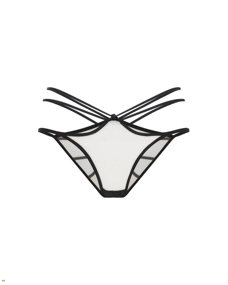 Agent Provocateur Ozara Women\'s Brief Black Beige | PIWXACO-82