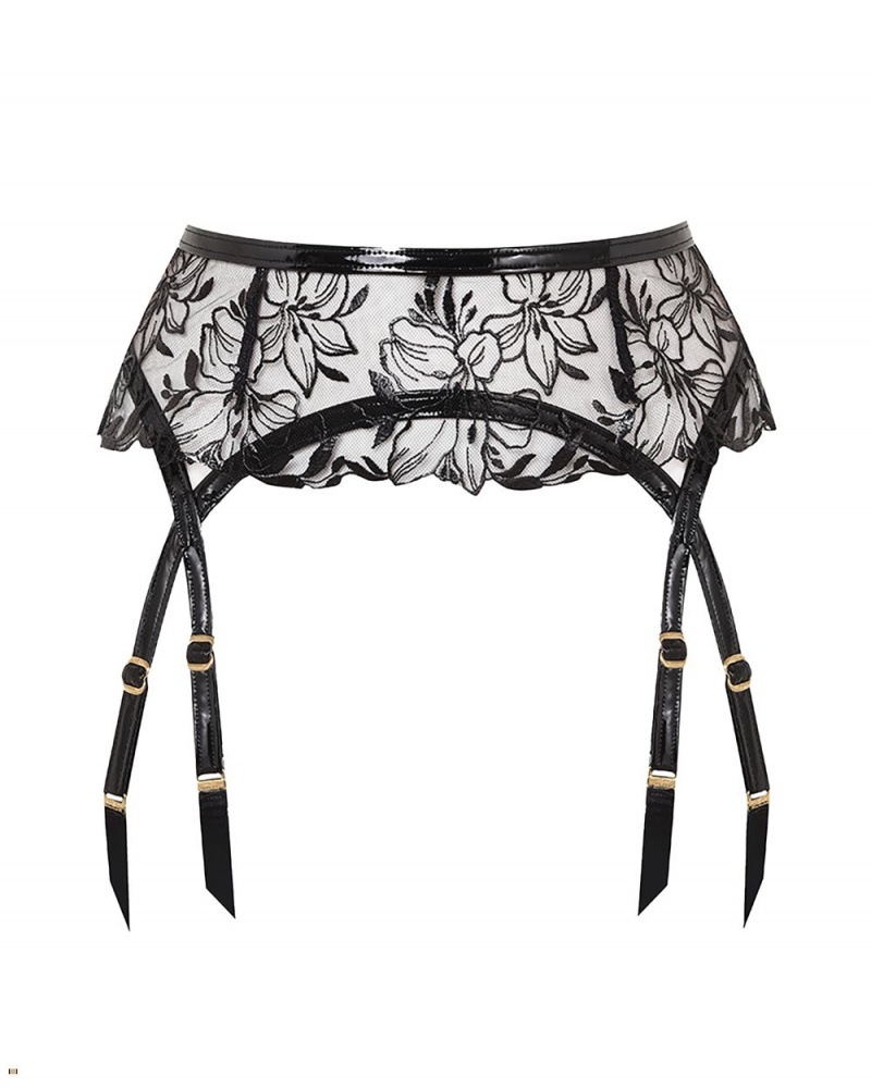 Agent Provocateur Ozella Women\'s Suspenders Black | YTGMOXE-52