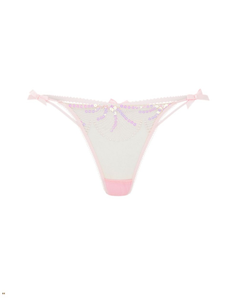 Agent Provocateur Quinny Women\'s Thong Pink | KWNQOYJ-98