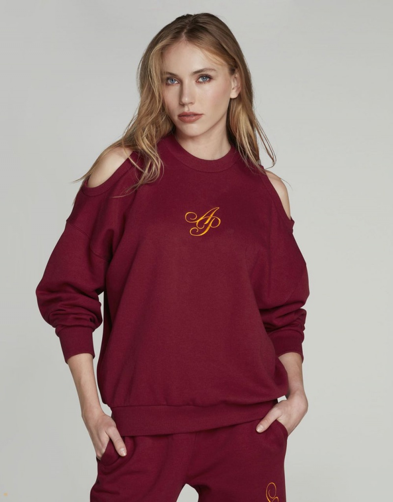 Agent Provocateur Rayley Women's Sweatshirts Red | IFZKCBV-29